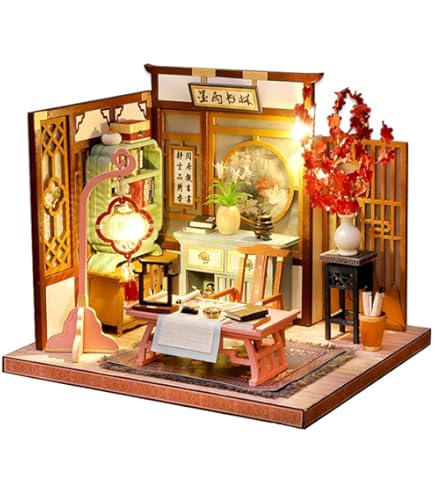 Amazon | Perfeclan 1/24 DIYミニチュアドールハウスキット